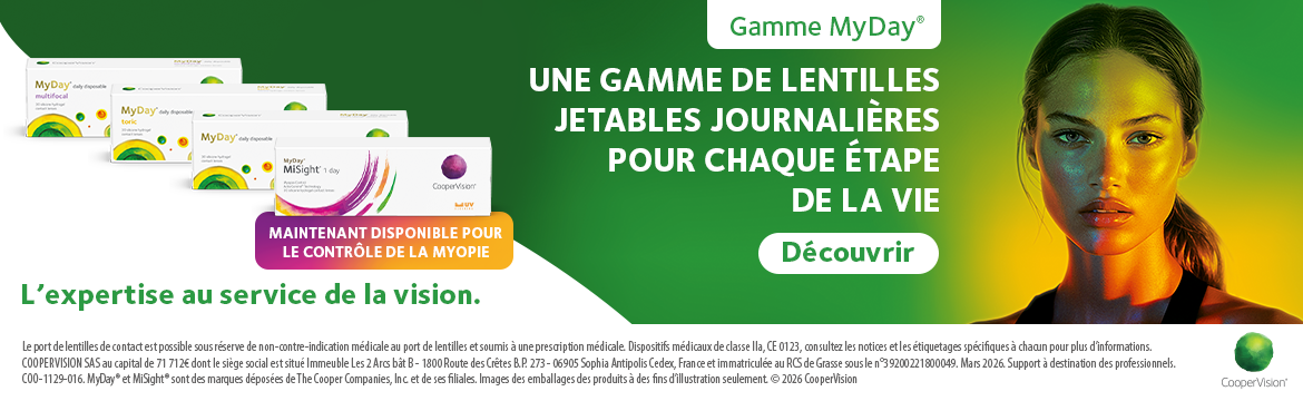 Banniere gamme MyDay avec MyDay MiSight 1 day