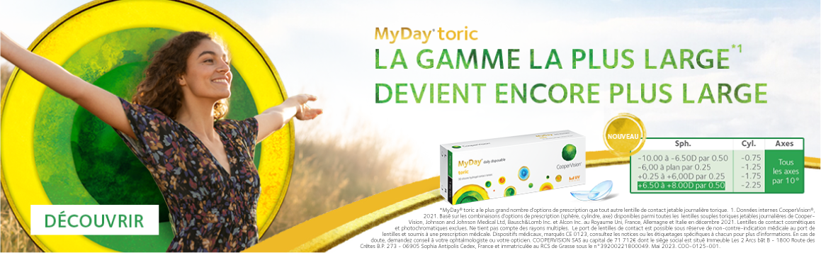 Extension MyDay® toric Extension MyDay® toric