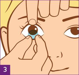 Étape 3 : Retirez vos lentilles de contact